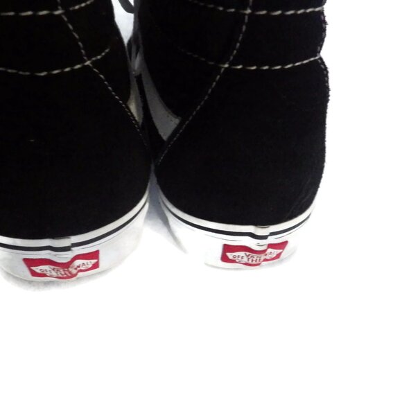Vans Unisex Sk8-Hi Skate Shoe/ Black/ High Top/ Men's 13 Excellent/ Barely Worn - Picture 4 of 5